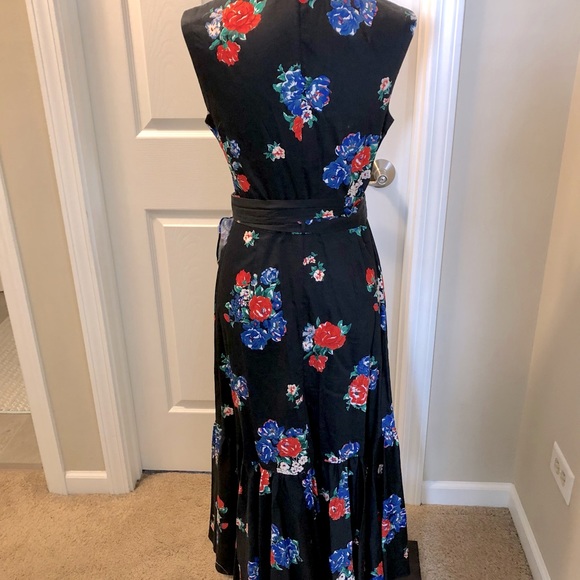 “NEW” Tory Burch Floral Printed Wrap Dress - Picture 8 of 8